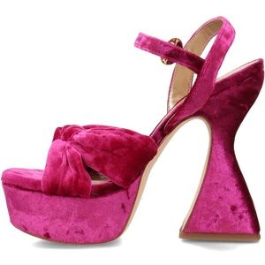 NEW Circus NY by Sam Edelman Women's Audrea Platform Sandal Dark Matrix Magenta